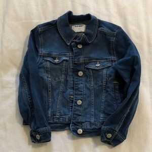 Old Navy Kids Classic Jean Jacket - Dark Blue Size S (6-7)